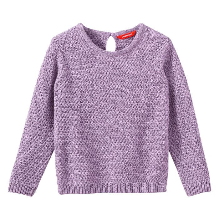 Toddler Girls' Keyhole Sweater in Light Purple Mix from Joe Fresh